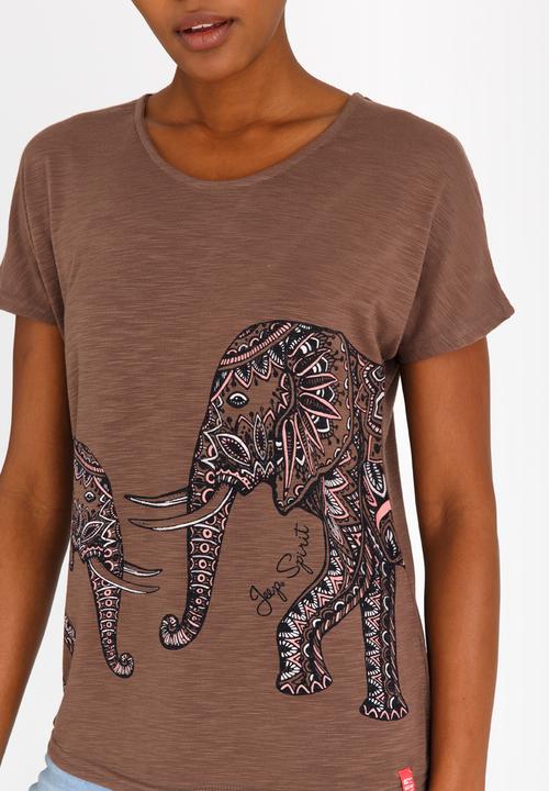 JEEP - Printed Fashion Top Brown