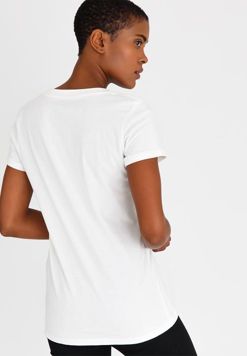 JEEP - Printed and Embroidered Tee Off White