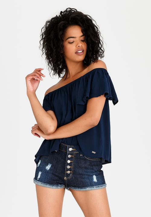 Roxy - Princess in the Sea Top Navy