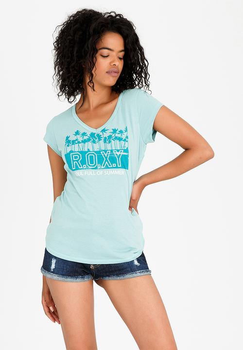 Roxy - Velvet Tree Tee Green
