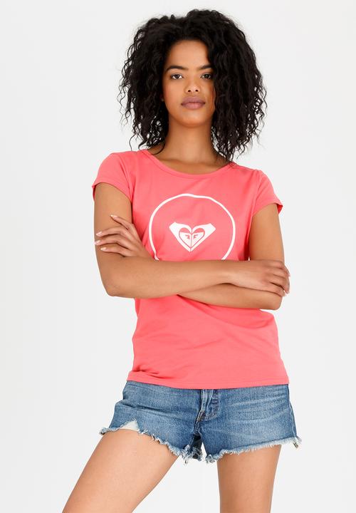 Roxy - Bobby Essentials Tee 2 Coral
