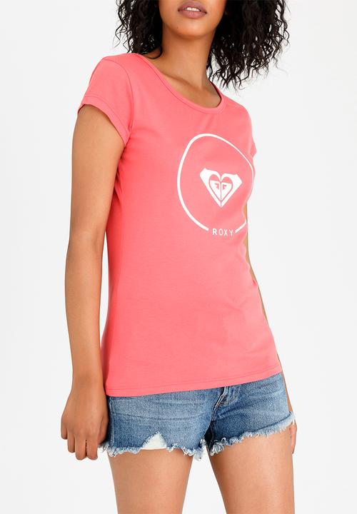 Roxy - Bobby Essentials Tee 2 Coral