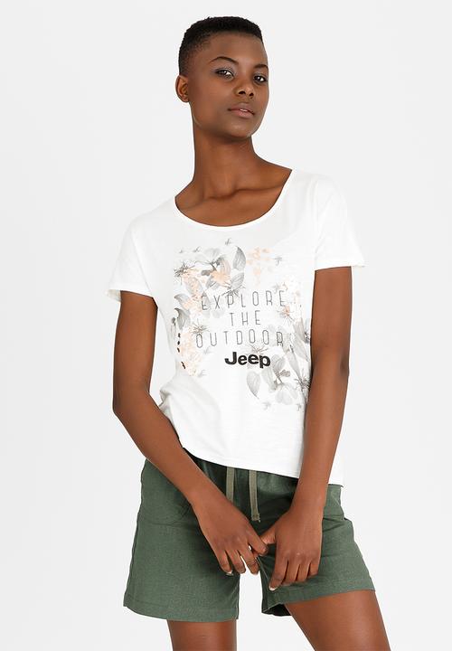 JEEP - Foil Printed Tee Neutral