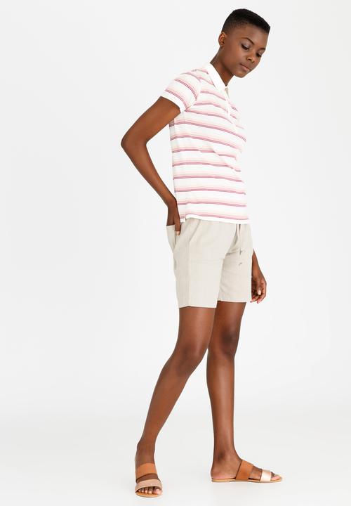 JEEP - Striped Golfer Peach