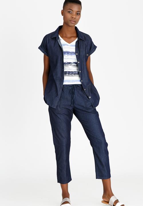 JEEP - Denim Slouchy Blouse Blue
