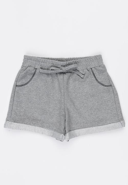 Rebel Republic - Fleece Shorts Grey