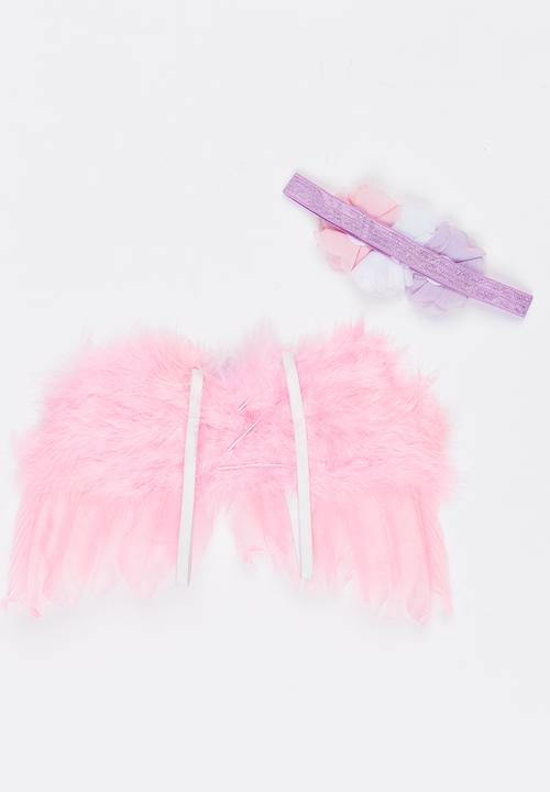Pop Candy - Angel Wings and Headband Set Mid Pink