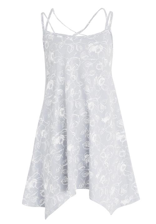 Rebel Republic - Hanky Hem Dress Mid Grey
