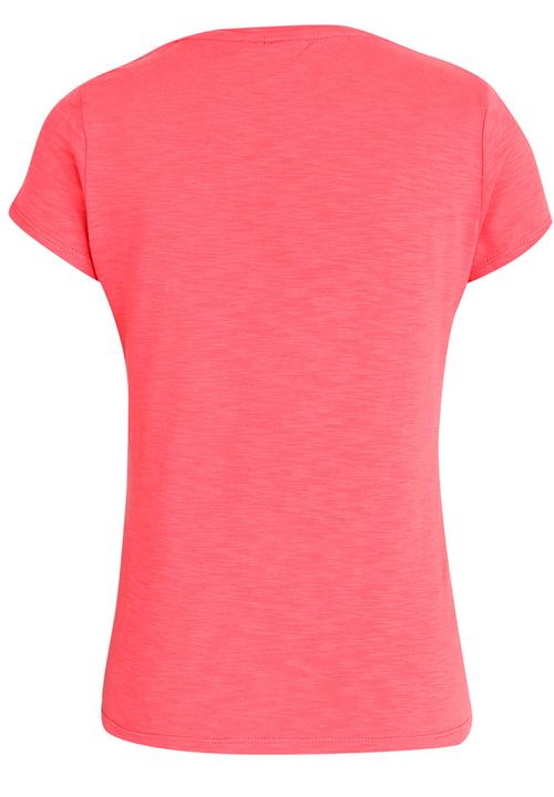 POLO - Kayla SS Glitter Printed Tee Mid Pink