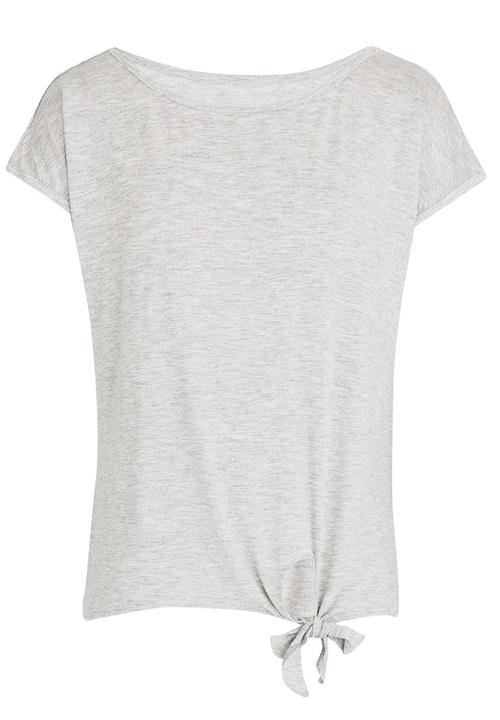 Rebel Republic - Side Tie Top With Back Detail Mid Grey