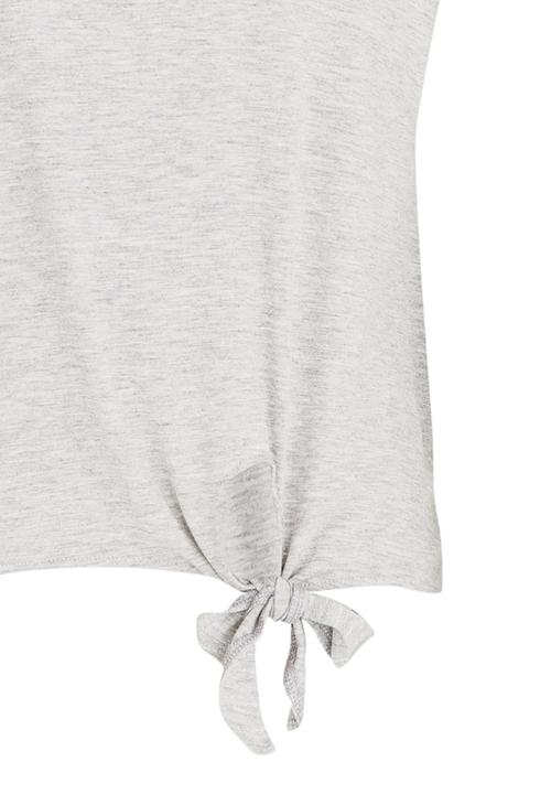 Rebel Republic - Side Tie Top With Back Detail Mid Grey