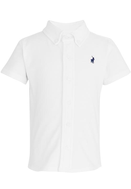 POLO - Nina SS Golfer White