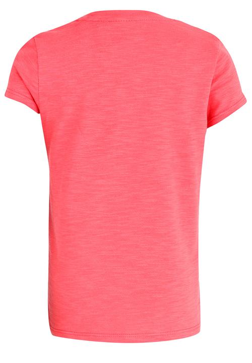 POLO - Kayla SS Glitter Printed Tee Mid Pink
