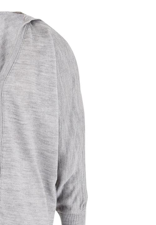 Rebel Republic - Hooded Cardi Grey Melange