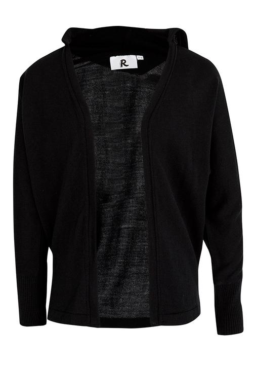 Rebel Republic - Hooded Cardi Black