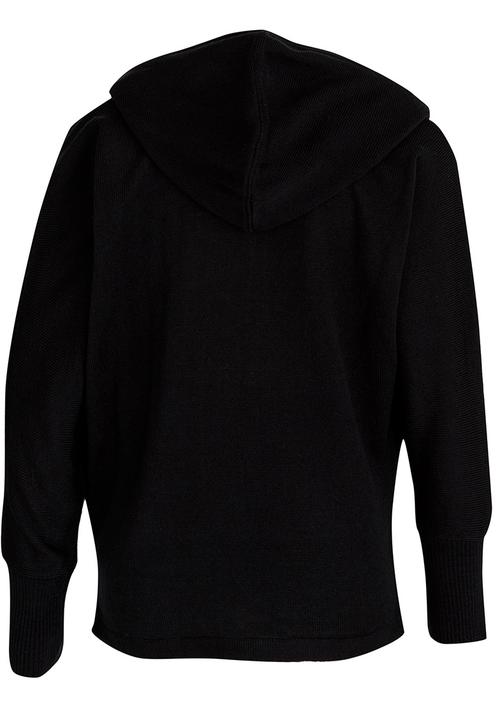 Rebel Republic - Hooded Cardi Black
