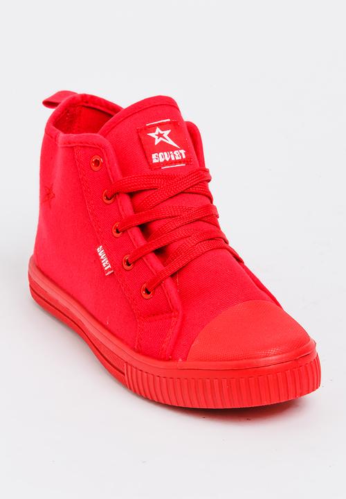 SOVIET - Rio HI Sneaker Red