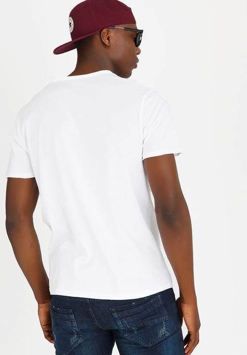 GUESS - Basic Ges Play Logo Crew Tee White
