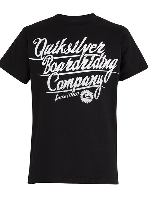 Quiksilver - The Bigger They Are  Boys Tee Black