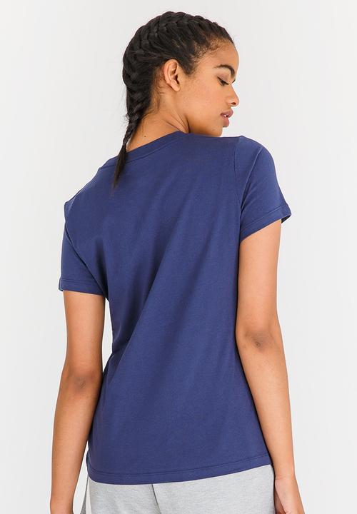 Converse - Floral Fill Crew Tee Navy