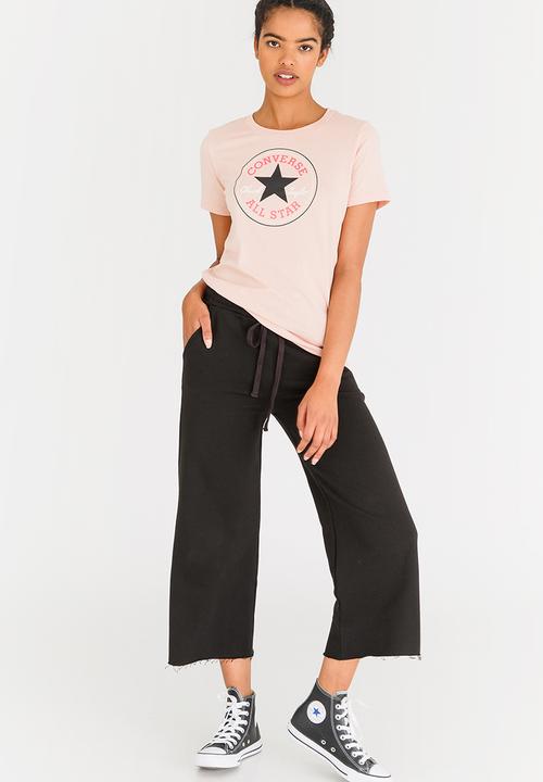 Converse - Solid Chuck Patch Crew Tee Pale Pink