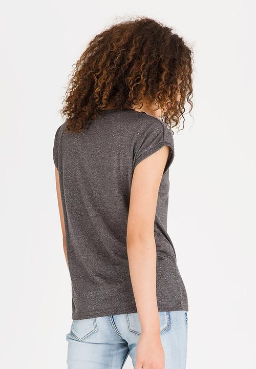 cath.nic - Shimmer and Shine Top Charcoal