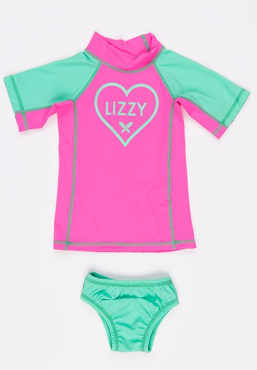 Lizzy - Birtie Rashvest Set Pale Pink