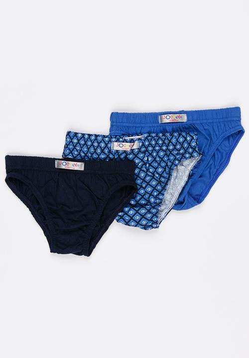 Jockey - 3 PK Fancy Boys Skants Multi-colour