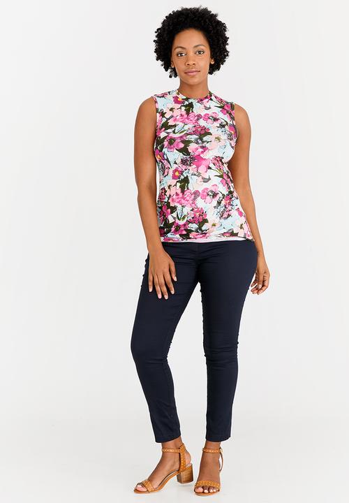 edit Maternity - High-Neck Top Multi-colour