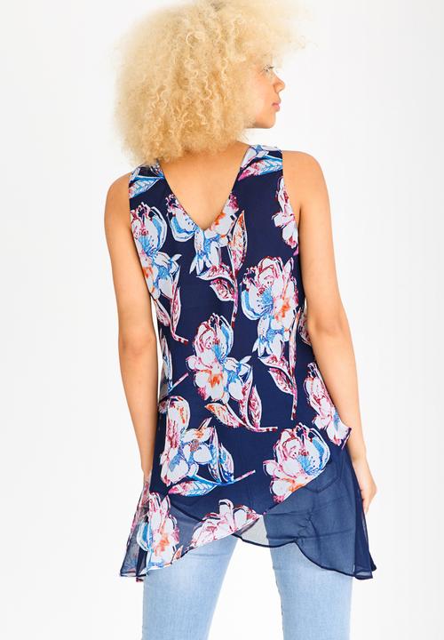 G Couture - Printed Reversible Top Multi-colour