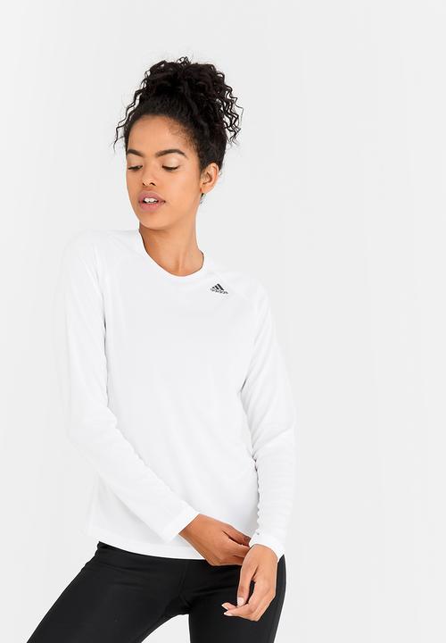 adidas Performance - D2M Longsleeve Tee White