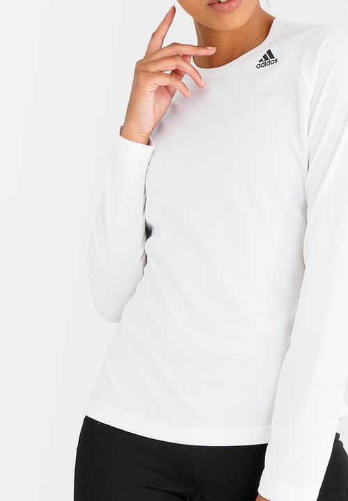 adidas Performance - D2M Longsleeve Tee White