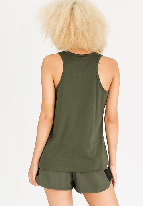 PUMA - ESS Sporty No.1 Tank Khaki Green