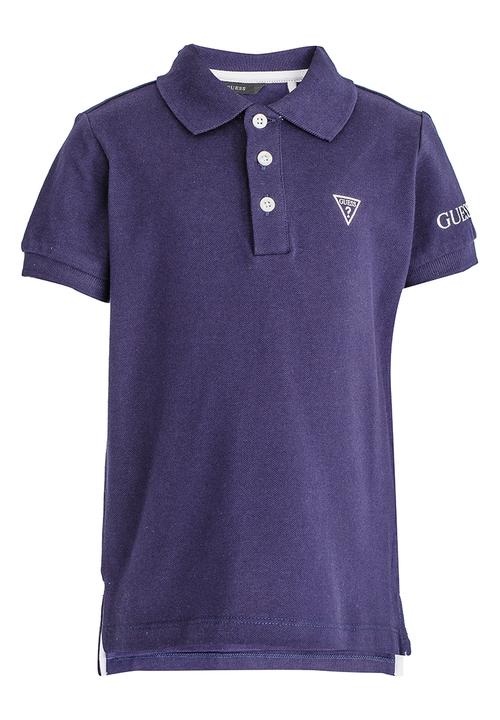 GUESS - S/S Basic Polo Blue