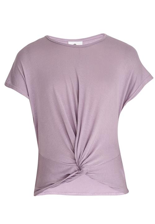 Rebel Republic - Front Knot Top Mid Purple