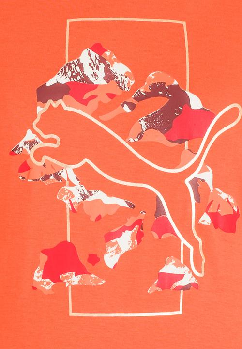 PUMA - Style Graphic Tee Coral
