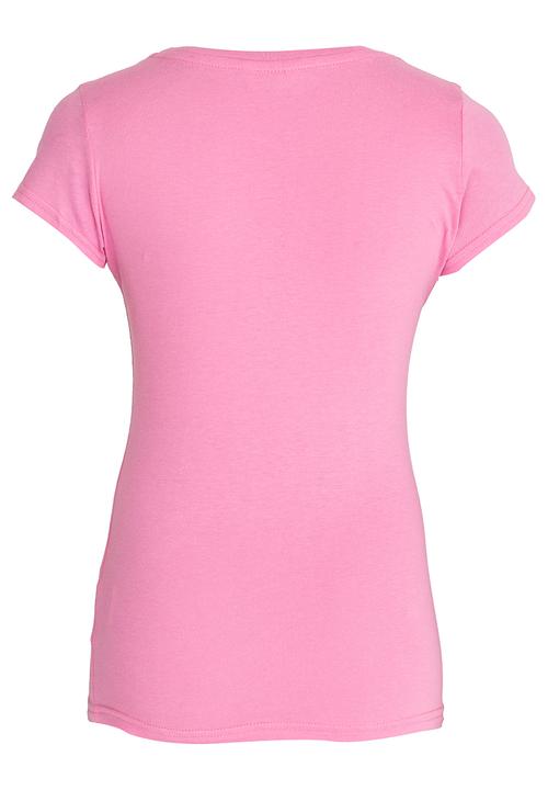 GUESS - S/S 3 Star Tee Mid Pink