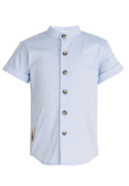 Pop Candy - Button Through Shirts Blue