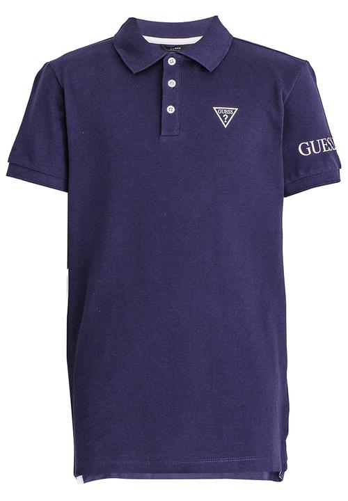 GUESS - S/S Basic Polo Blue