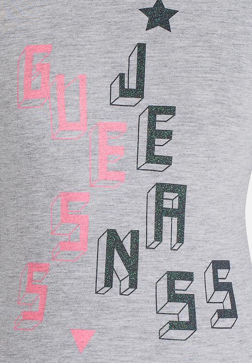 GUESS - L/S Guess Jeans Tee Grey