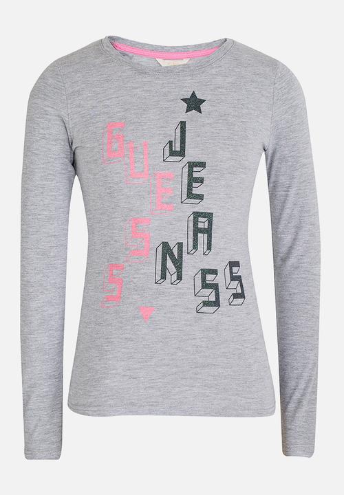 GUESS - L/S Guess Jeans Tee Grey