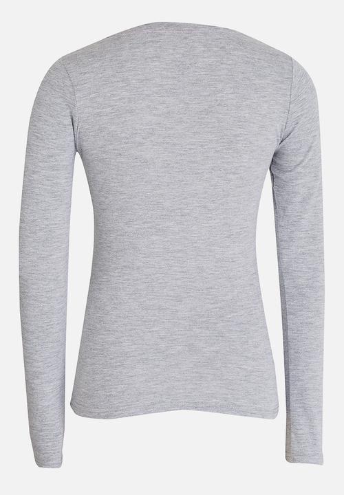 GUESS - L/S Guess Jeans Tee Grey