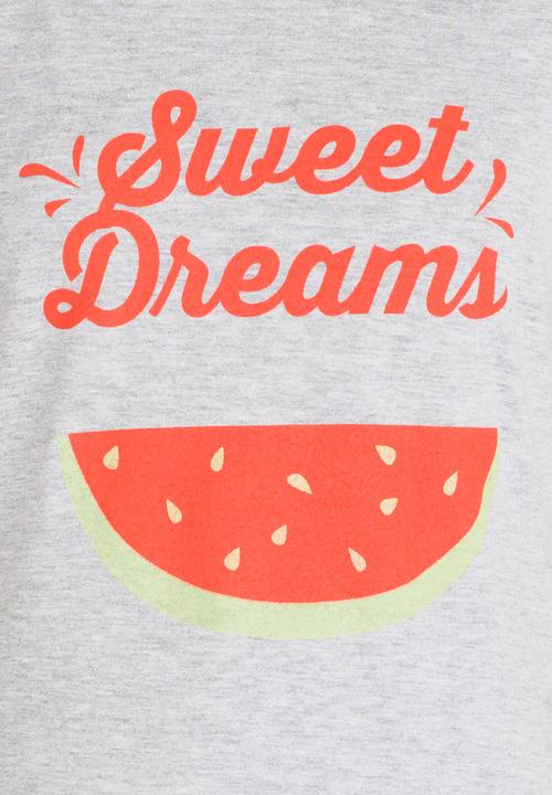 Rebel Republic - Tshirt Night Dress Grey