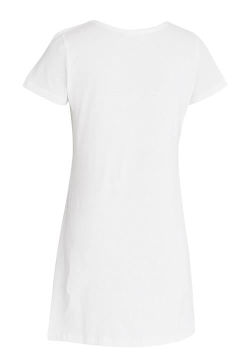 Rebel Republic - Tshirt Night Dress White