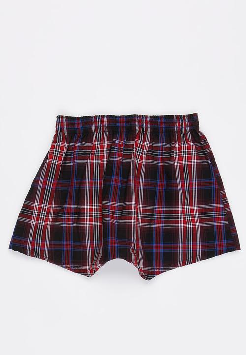 Jockey - 1 PK Boys Woven Boxer Multi-colour