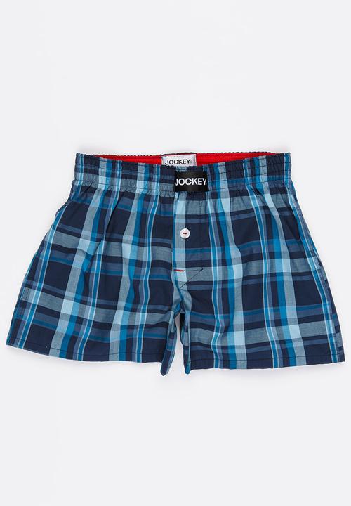 Jockey - 1 PK Boys Woven Boxer Multi-colour
