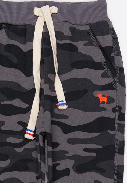 Pop Candy - Camo Joggers Grey