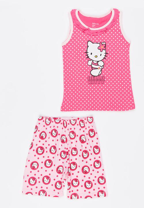 Pop Candy - Printed PJ Set Mid Pink