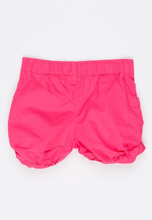 Pop Candy - Frill Detail Shorts Mid Pink