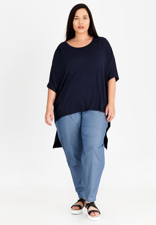 Slick - Lee Hi Low Tunic Navy